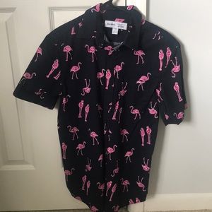 Old Navy Flamingo button up